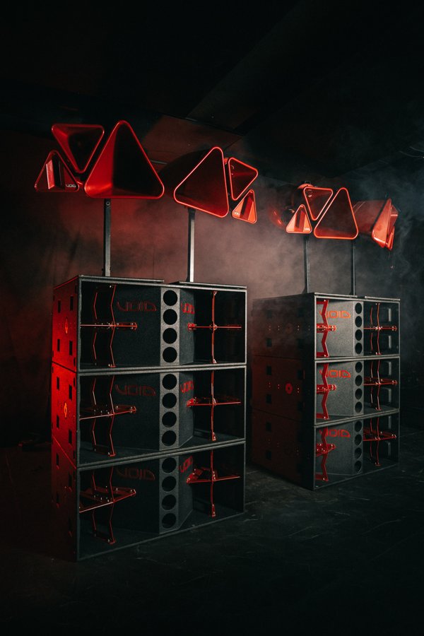Tri-Motion Double Stack — Void Acoustics rig