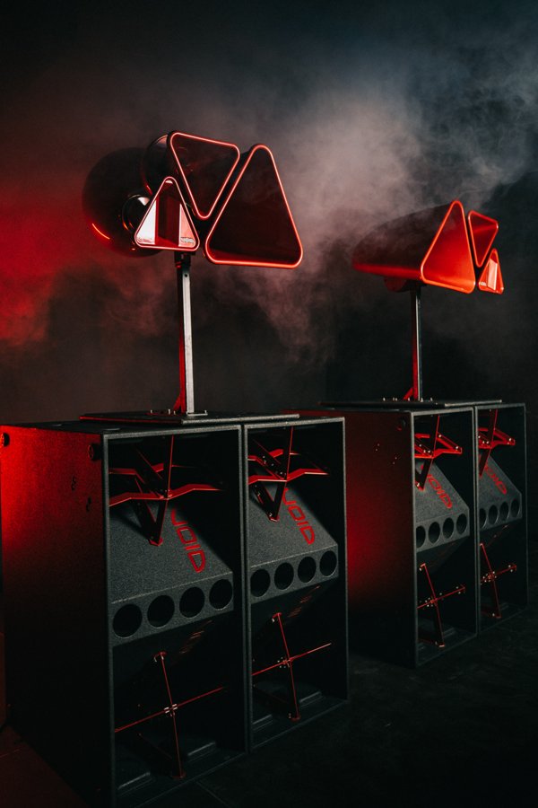 Tri-Motion Stack — Void Acoustics rig